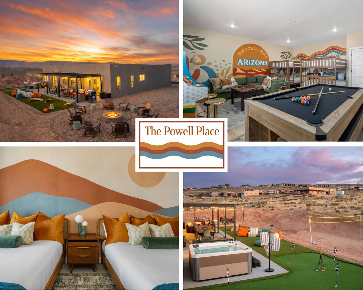 The Powell Place 5BR/Hot Tub/Fire Pit/ Volleyball