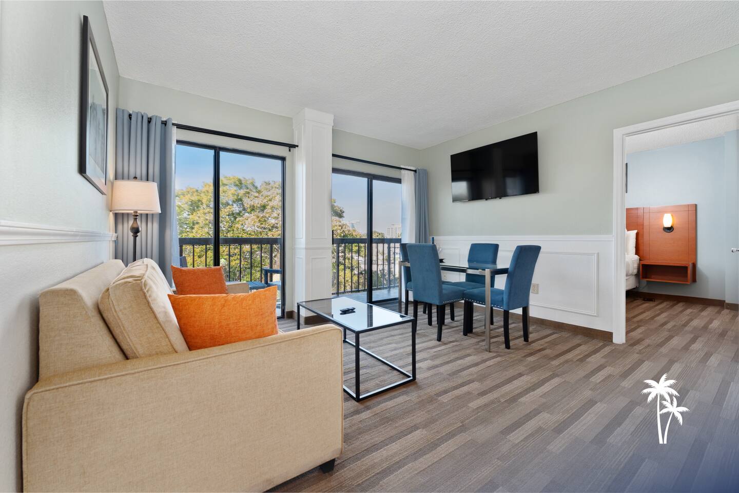 Garden View 2BR Balcony Suite, 4th Floor (Comfort)