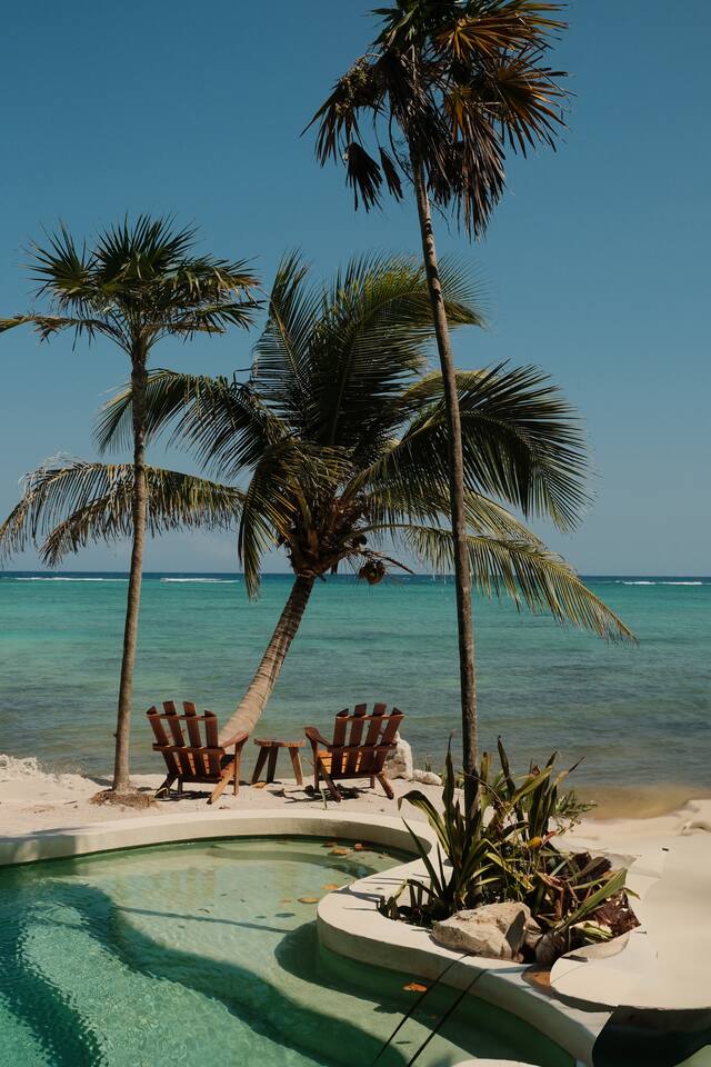 Kaoba |Luxury Oceanfront Condo in Tankah Bay Tulum