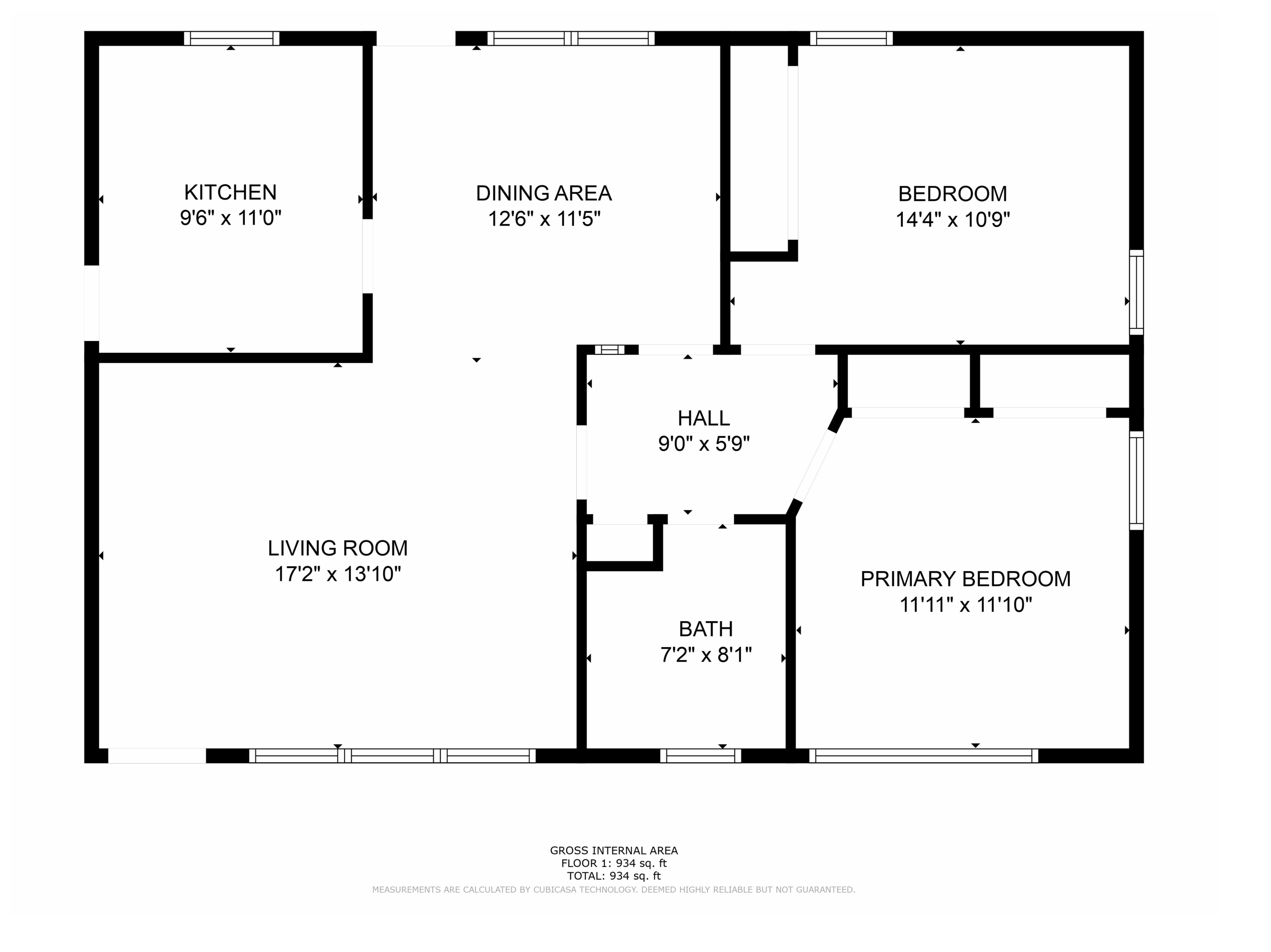 Thoughtful 2-bedroom layout with spacious living and dining areas