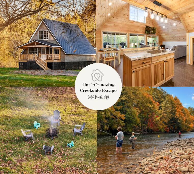 Creekside~Firepit/BBQ/Pet/Hiking/Trail/Cornhole