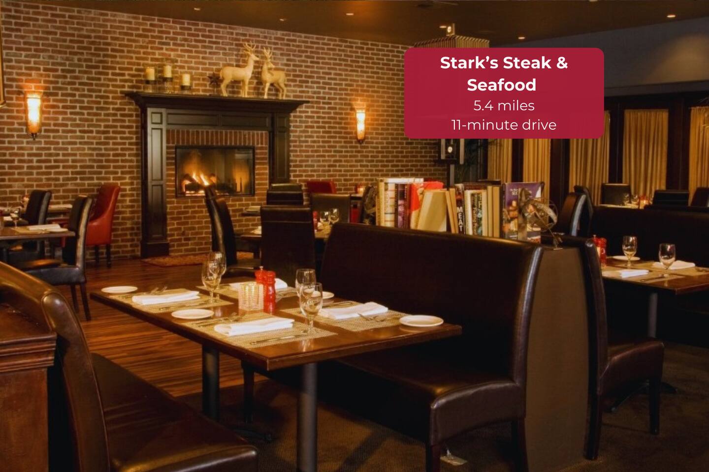 Classic steakhouse with bold flavors and a vintage vibe.