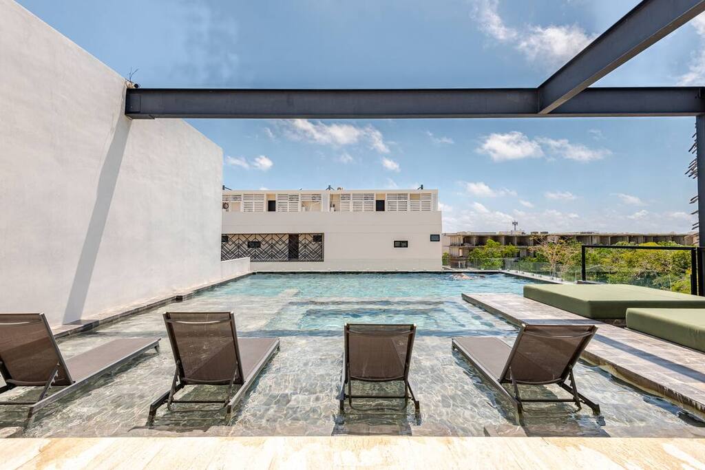 Penthouse in Heart of Tulum| Private Pool+Gym+Spa