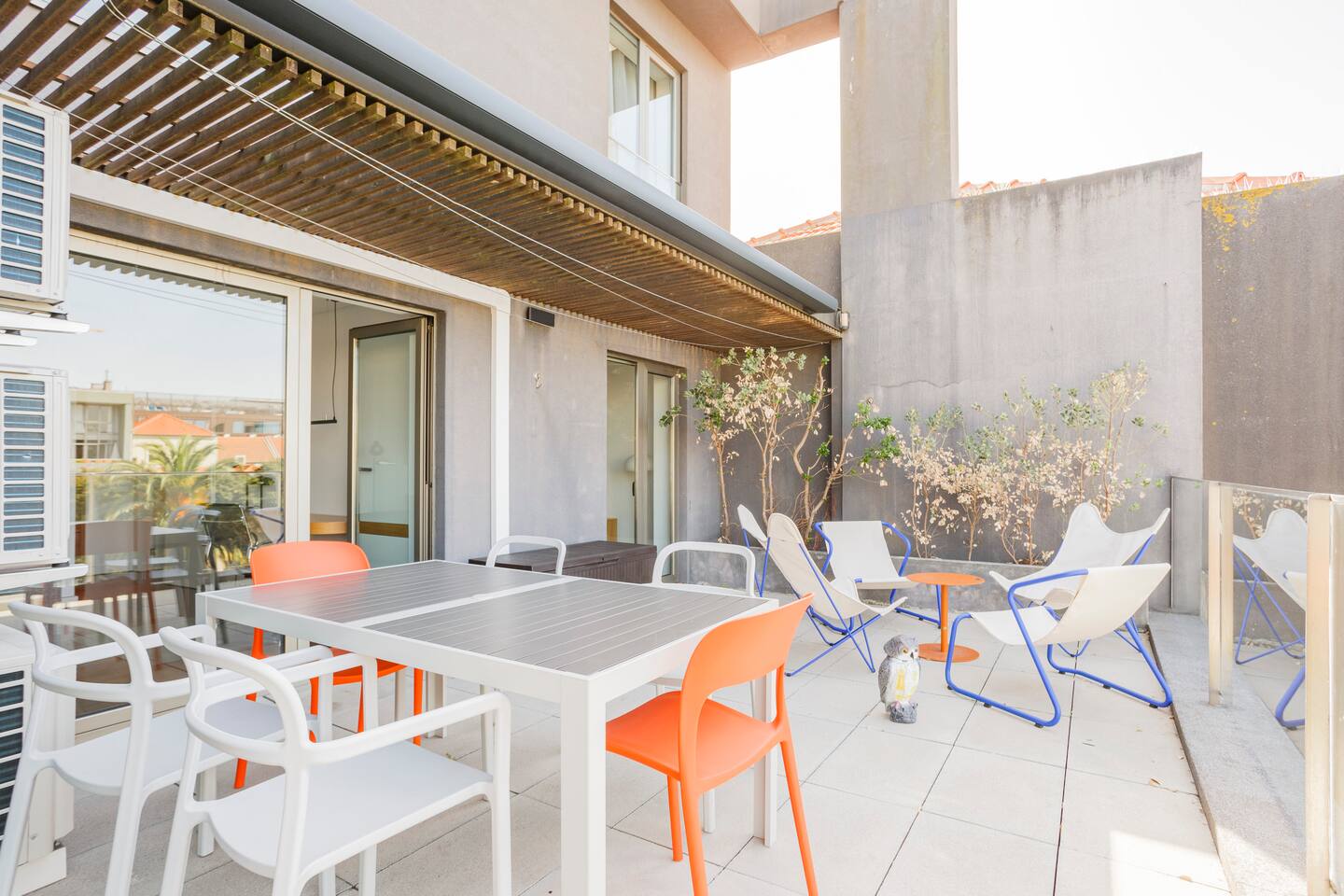 Huge Terrace/2BR 2BTH/AC/Office near Bolhão Market