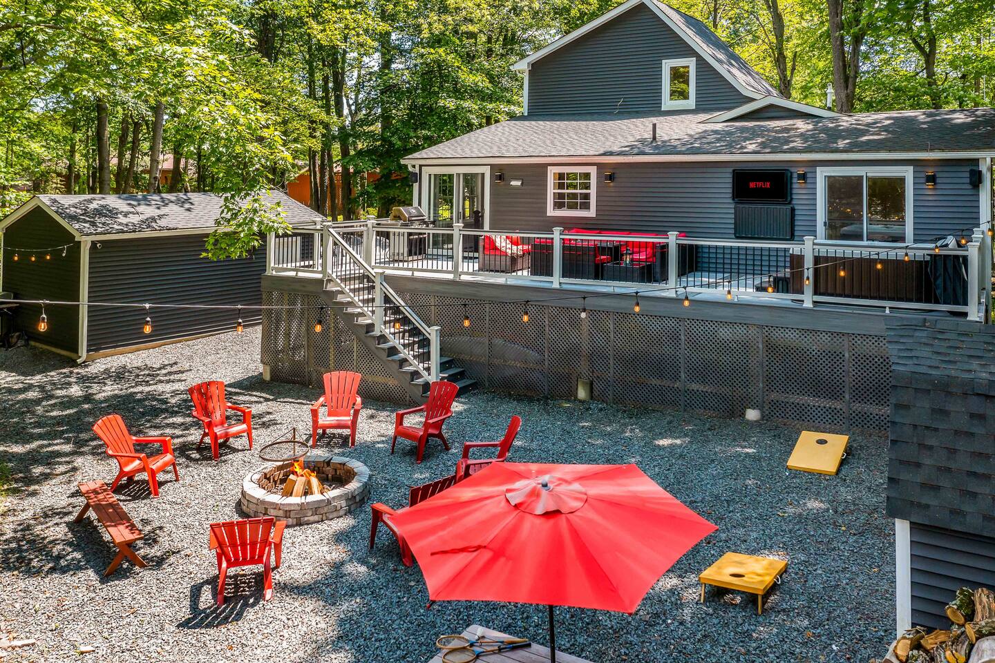 Cabin at WLE by Wallenpaupack w/Game Room& Hot Tub
