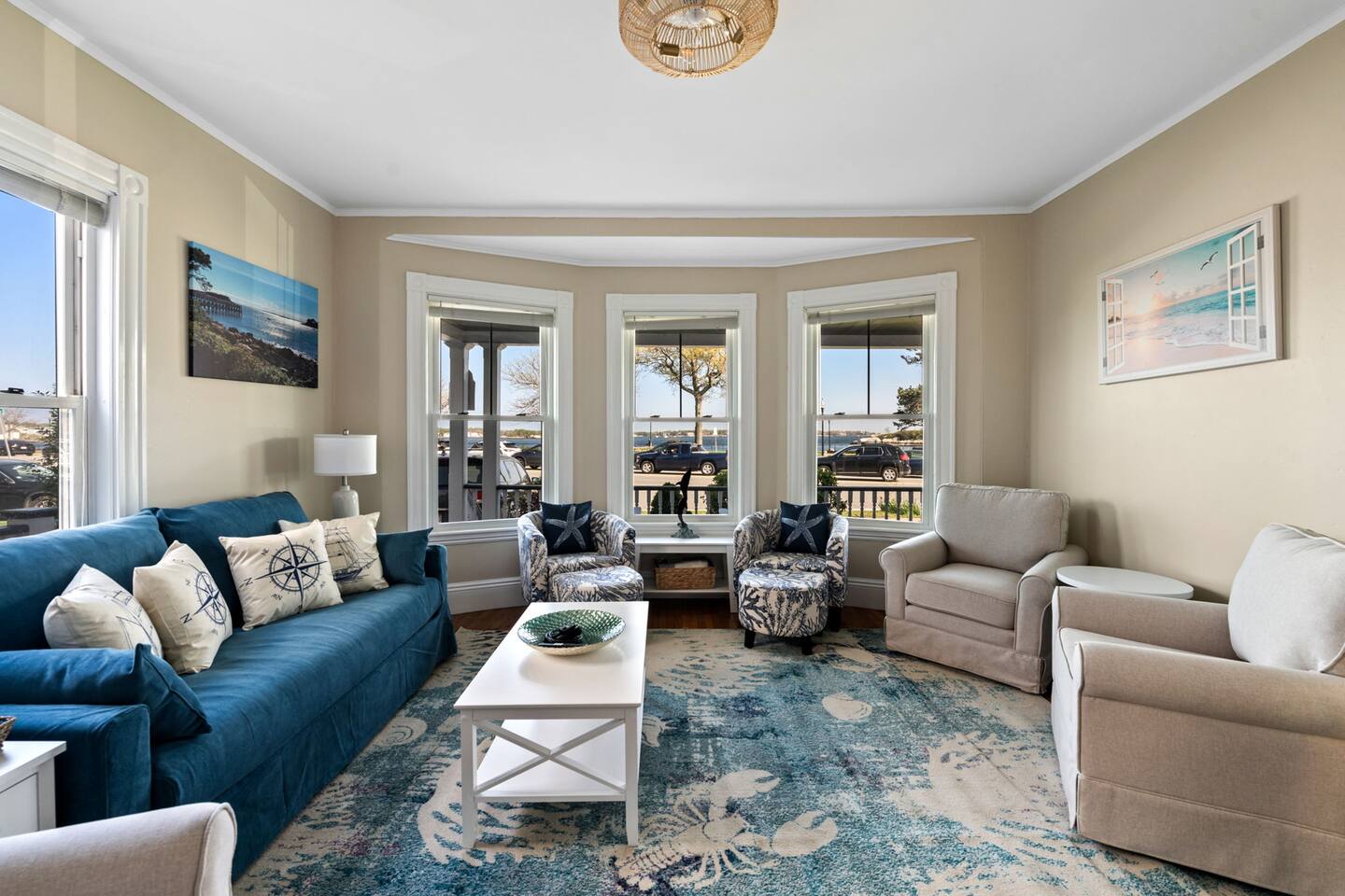 Oceanview 3BR Townhouse | Steps to Downtown