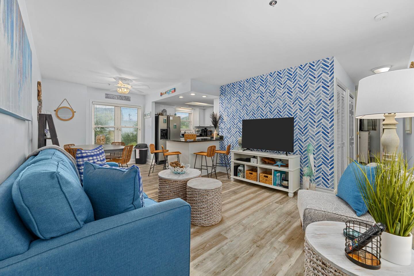 Bright 2BR Stay | Close to Beach, Surf & Dining