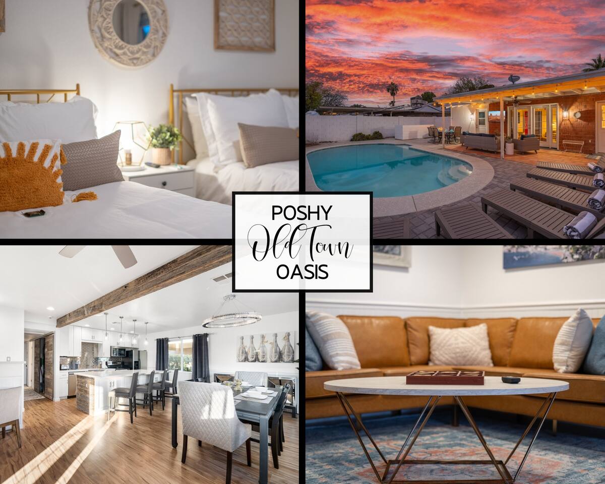 Poshy Old Town Scottsdale Oasis | Pool & Bikes!