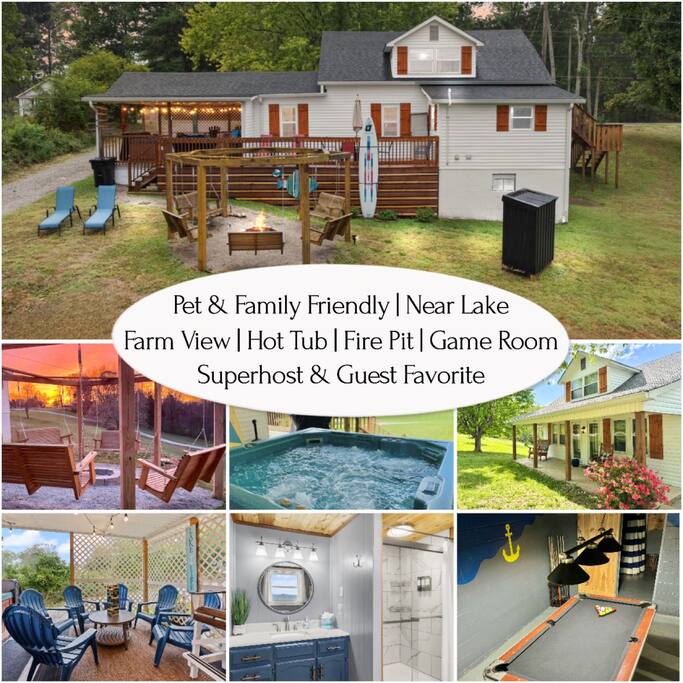 Pet&Family Friendly | NearLake | HotTub | GameRoom