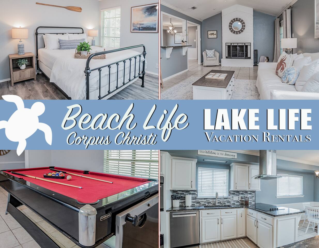 Near NAS-TAMU-Beach | Gameroom-Coffee Bar-Kings