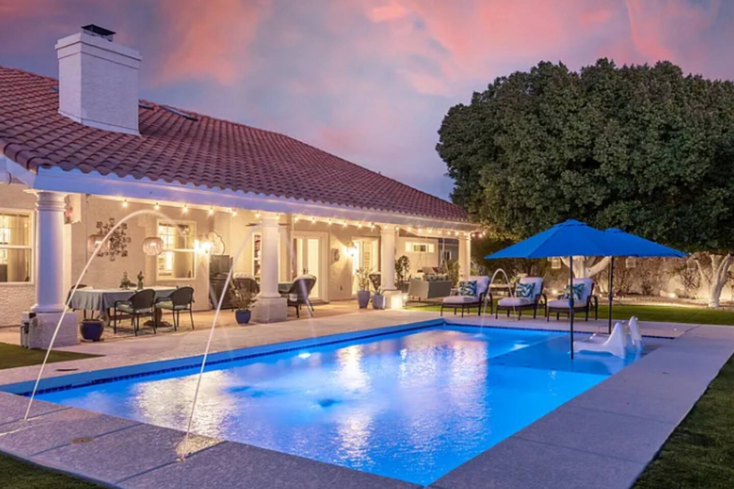 Desert Oasis with Heated Pool and Private Backyard