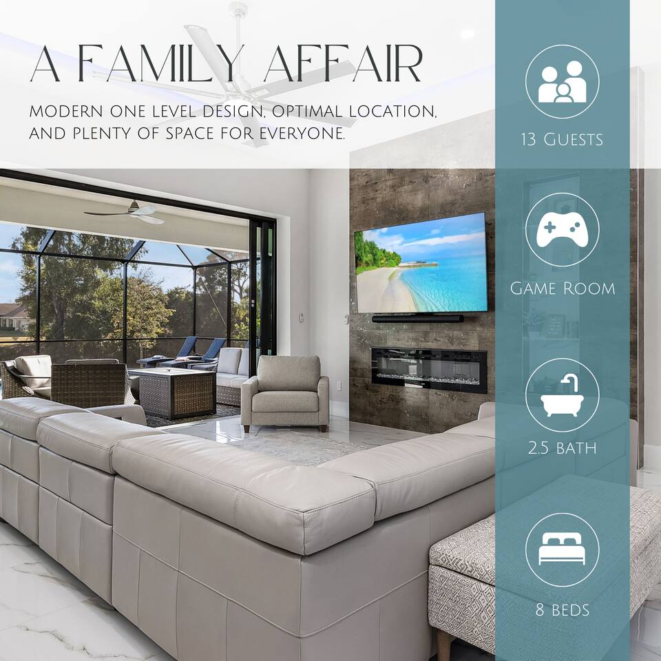 2 Kings, Pool, Gulf Canal, Game Room and Kayaks