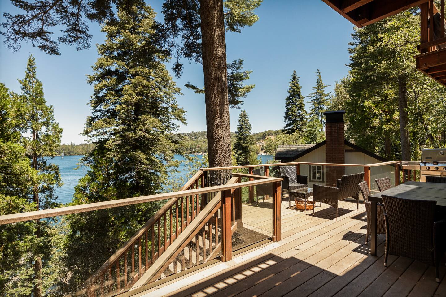 Two Fireplaces | Holiday Decor | Lakefront