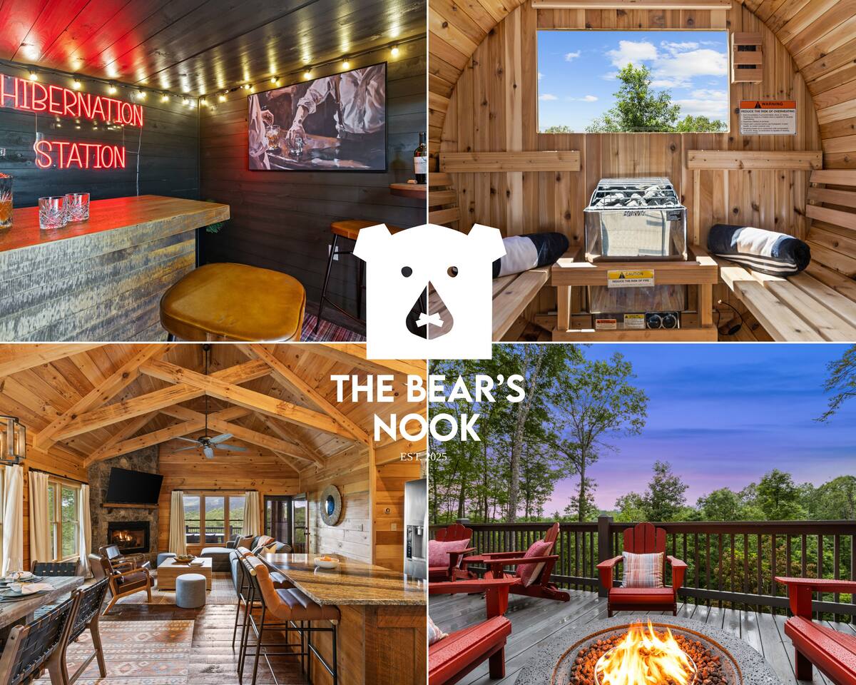 Couple's Retreat: Views, Sauna, Hot Tub, Speakeasy