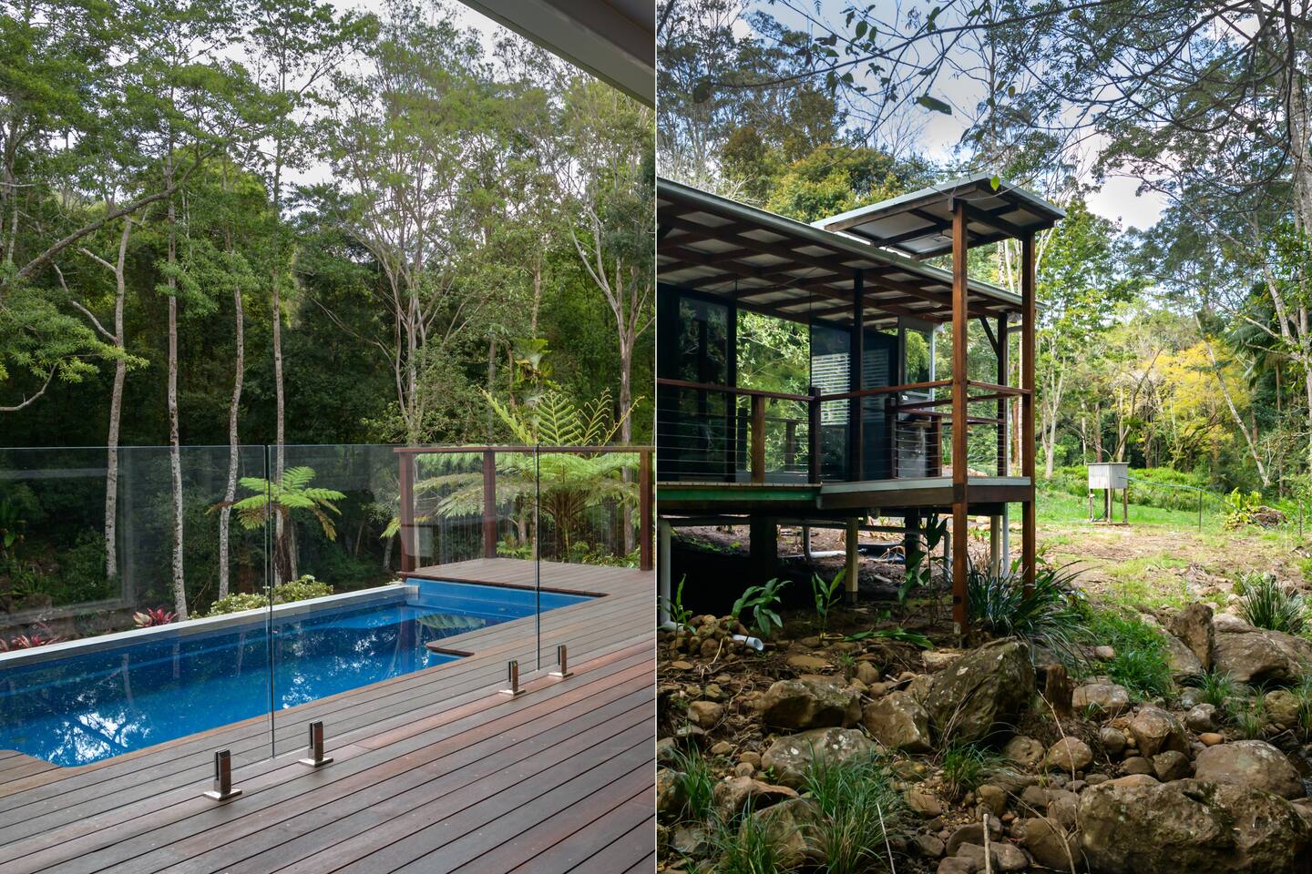 The Pool & Creek Houses | Byron Hinterland