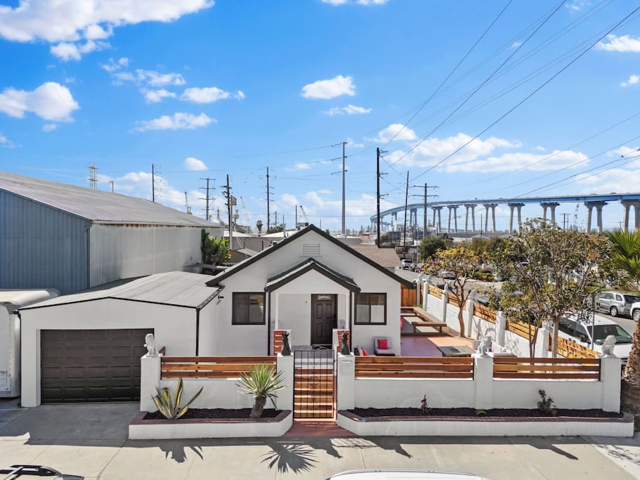 Stylish Updated Bungalow w/Bridge Views & Fire Pit