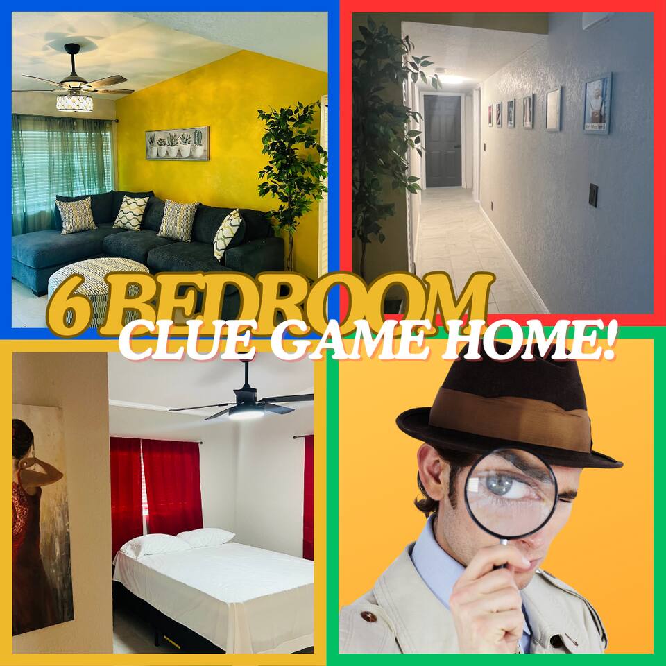 The Pines "Clue" Home near parks