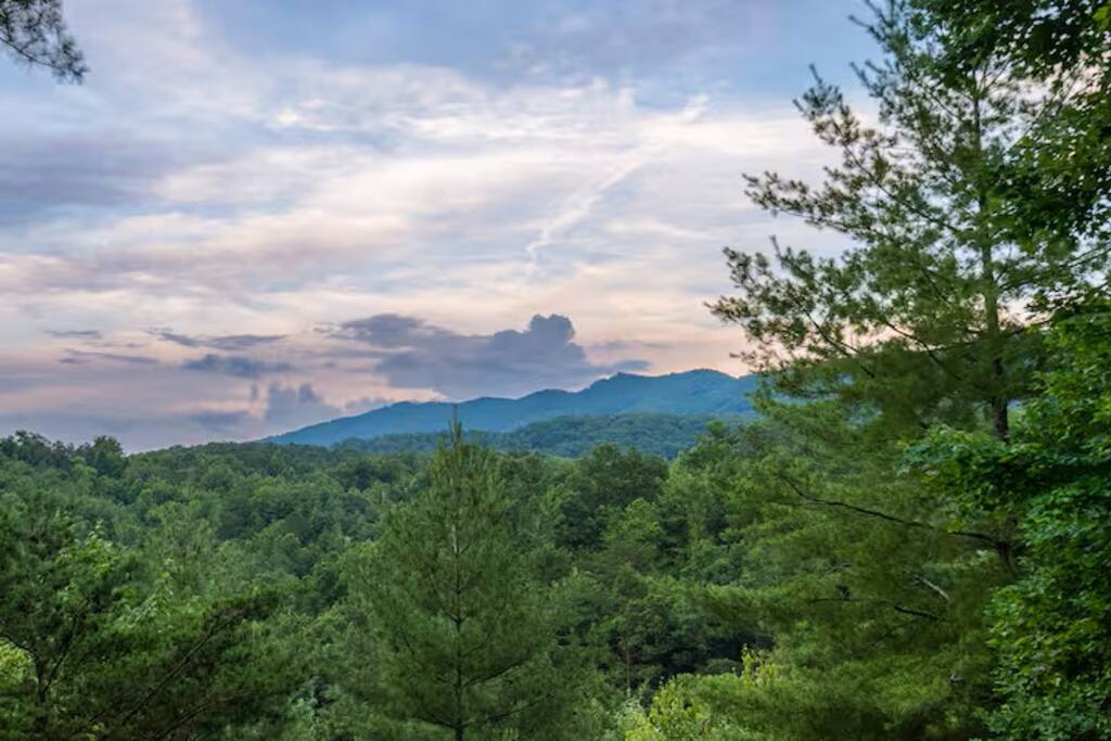 Private Smoky Mountain Getaway! Mtn View! Hot tub!