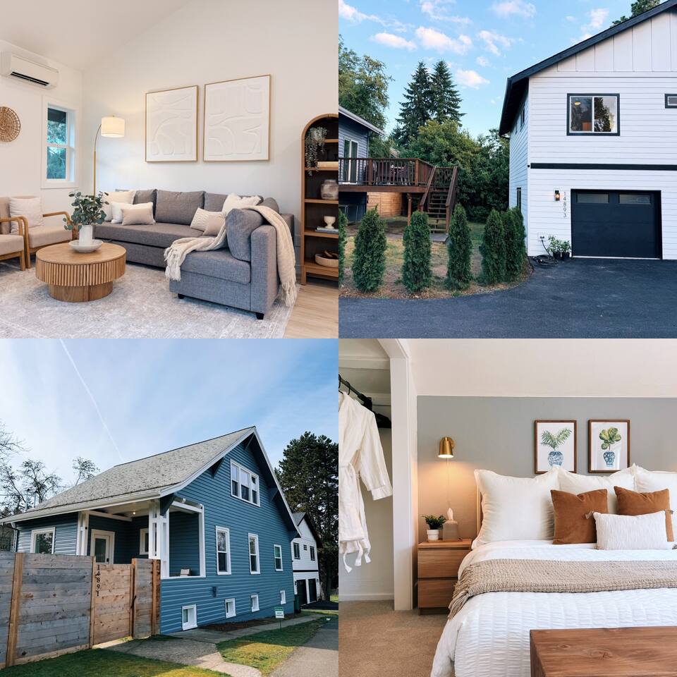 TWO Stylish Homes on Half Acre Lot | EV, Gym, Pets
