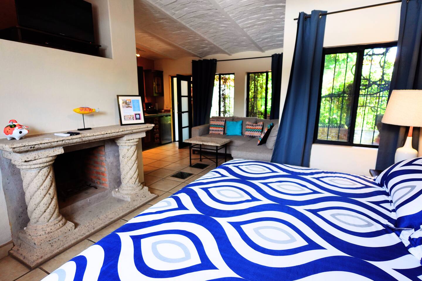 Enjoy AC in Our Guest Room at Inn Ajijic