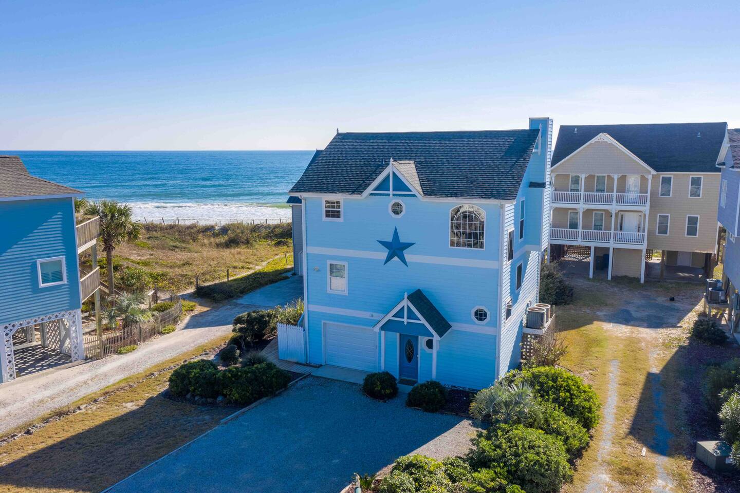 Star Struck- Oceanfront B/Pool/Steps from Beach!