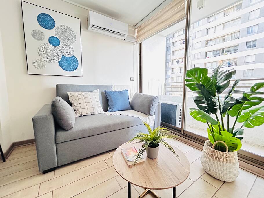 1BR/1BA,4PAX, AC(cold&heat), Parking, 30m²