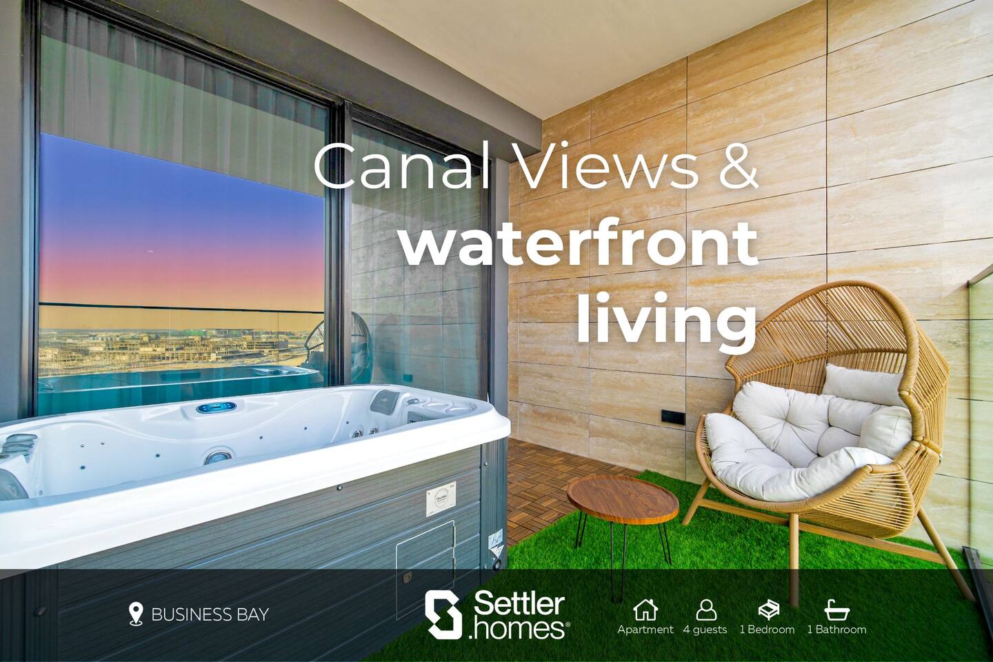 Your Private Jacuzzi on a High Floor Studio