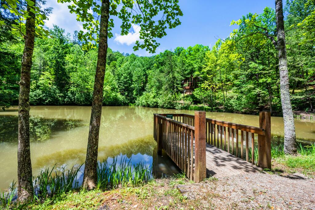 Peaceful Pondside Getaway! Theatre! Fishing Pond!