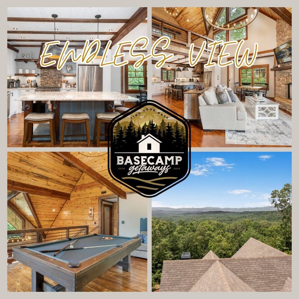 LuxeCabin-Endless View-Hottub-PoolTbl-Fenced Yard