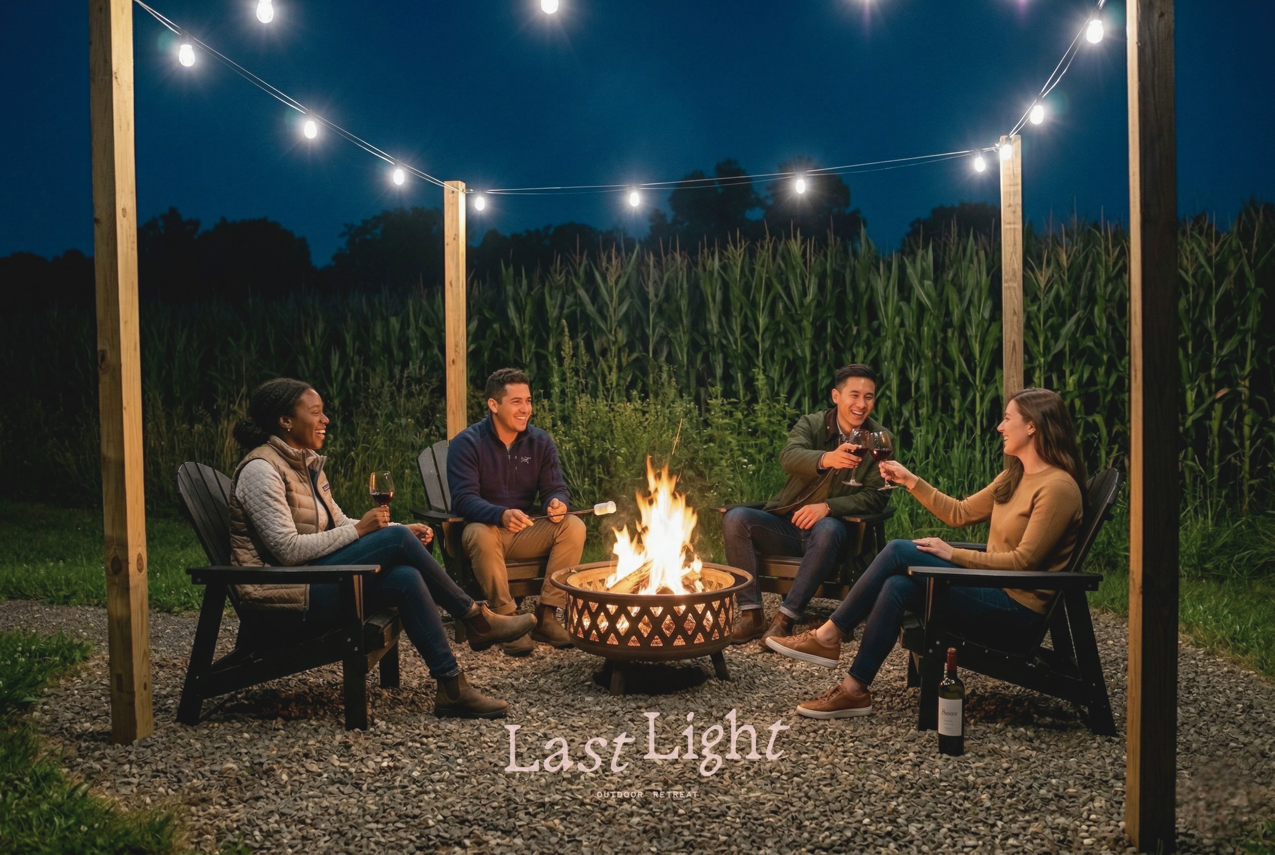 Last Light | Cork Cottage | Wine Trail | Firepit