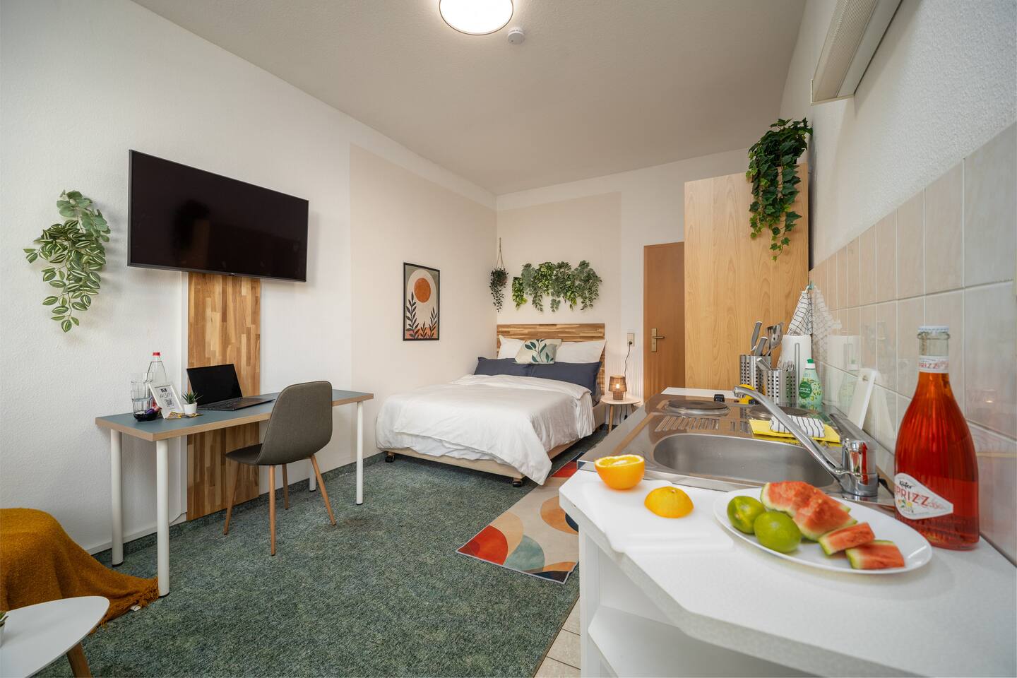 Silber Nest Apartment 8 (mit  Küche, Sofa, Schreibtisch und Doppelbett)