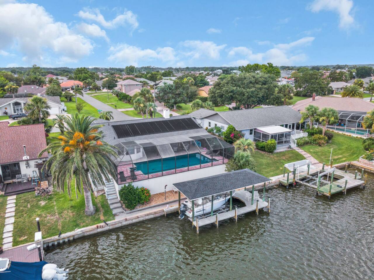 Huge Saltwater Pool, Dock, Games & Waterfront Fun
