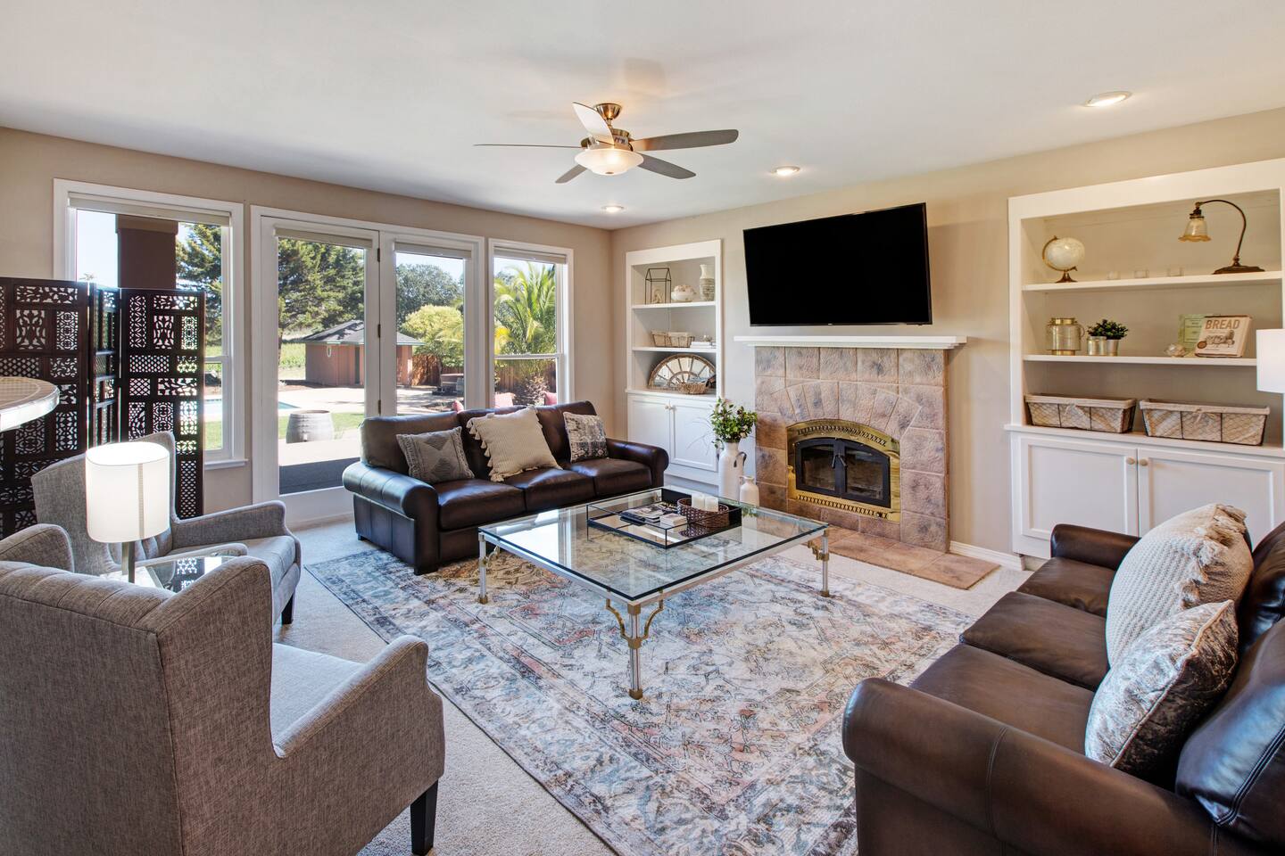 Soft textures, sun-warmed glass, and the faint ripple of water outside—where comfort meets connection.