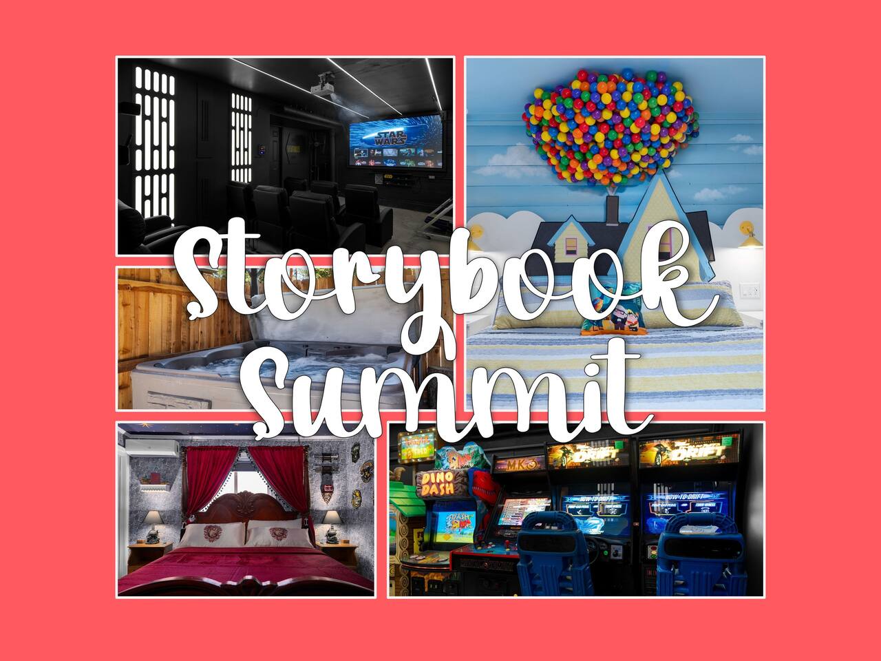 Storybook Summit: Theater, Arcade, Spa, and more!