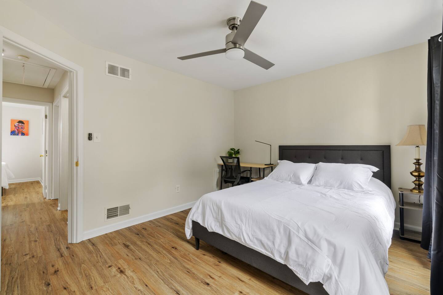 Unique, Vibrant Space with A PingPong Table