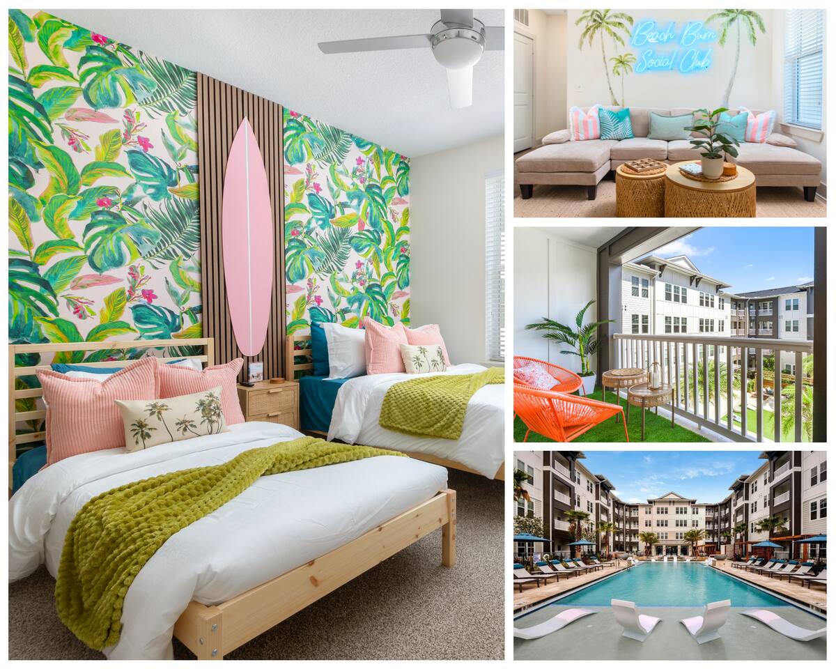 Beach Bum Social Club | Neon Vibes+Pool | 10Min DT