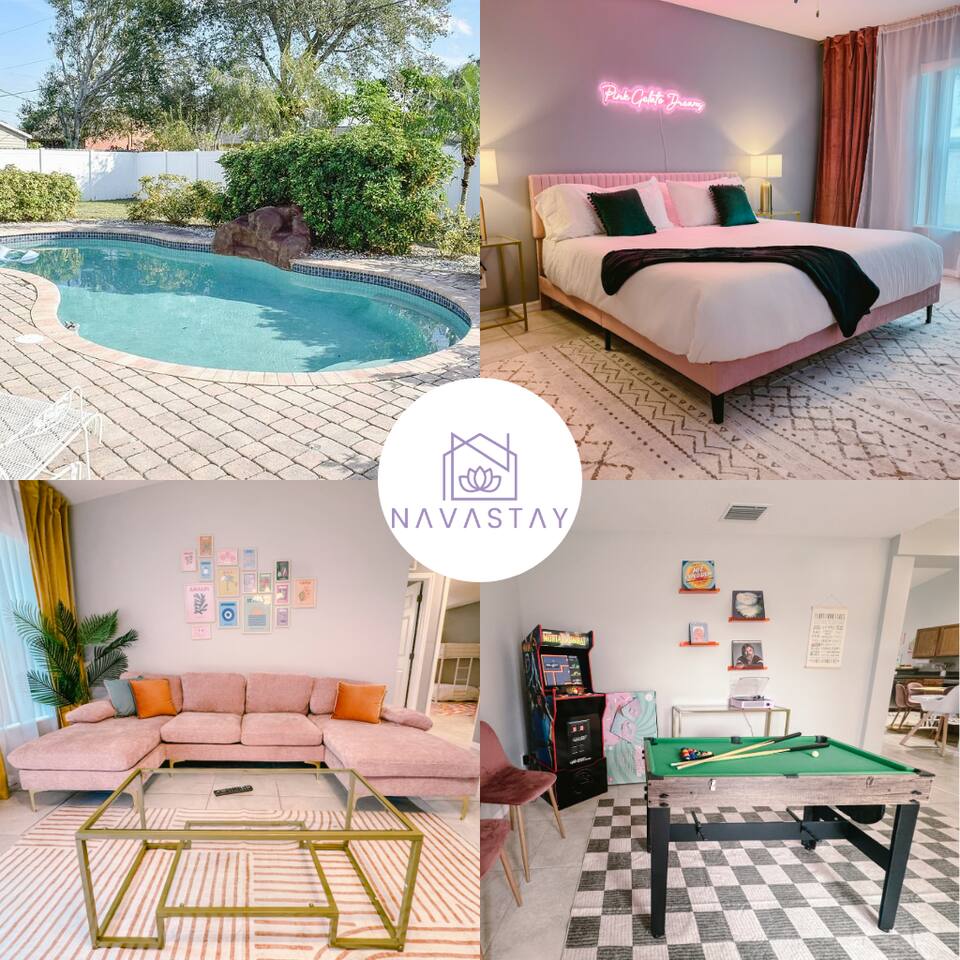 Love Islander's Escape -Heated Pool, BBQ, Fire Pit