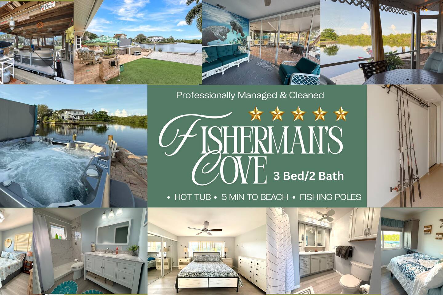 5 minutes Beach/Hot Tub/Water Views/Pets Welcome