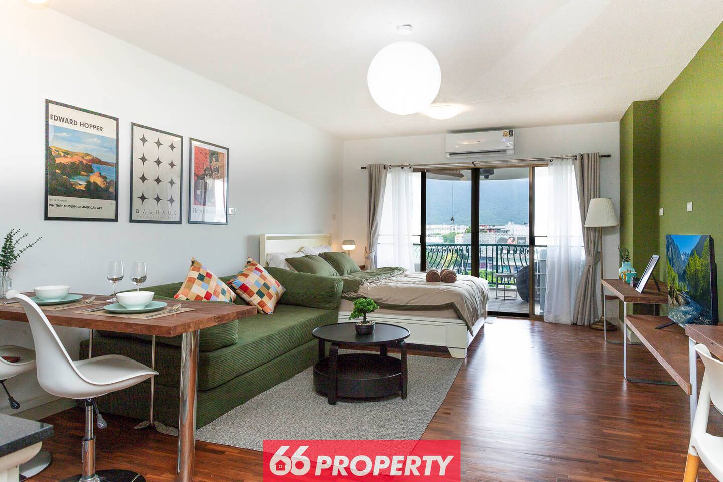 Mountain View Apartment. Walk to Nimman/Maya.