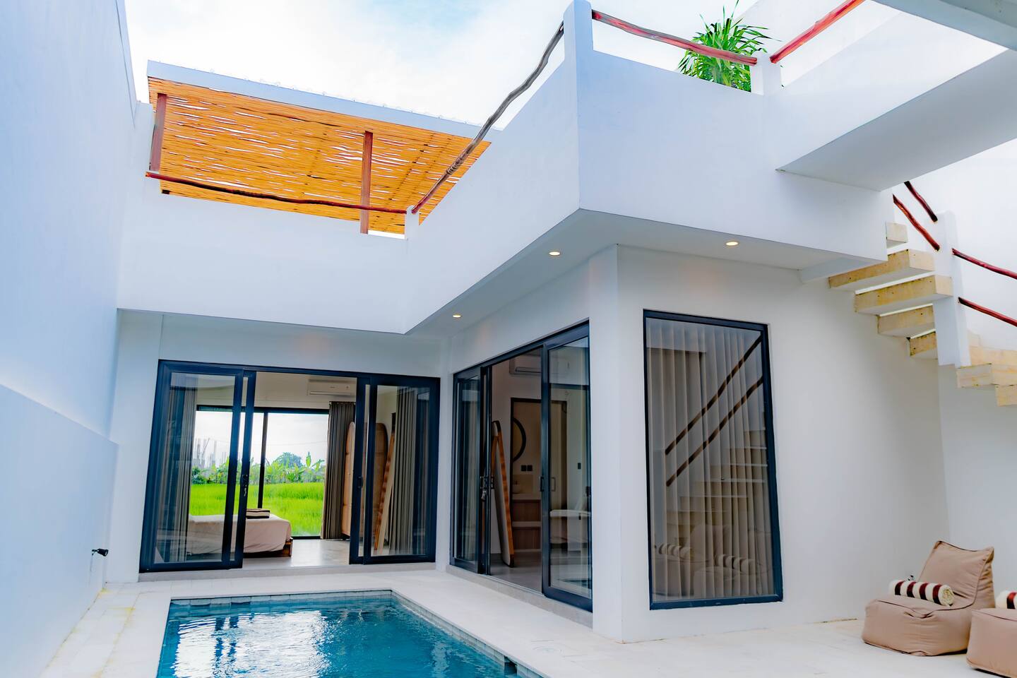 Rice View 1BR Villa with Pool