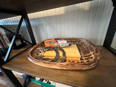 This horseshoe game is a true mental puzzle...oh, and Mancala.