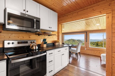 This is the galley kitchen.  We tried to think of everything.  It fits perfectly in the center of the main lev
