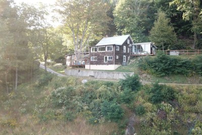 This cabin has been over looking this gorge for 100 years. Incredible.