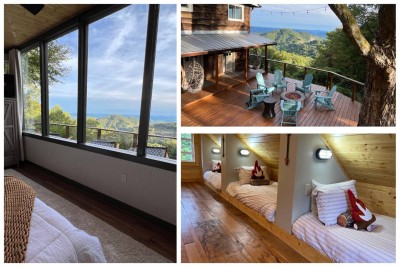 A bed in the clouds waiting for you with 100 mile views.  A comfortable and fun kids loft and a deck made for 