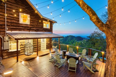 Whether it is taking in a sunrise while enjoying the fire pit or just enjoying a few laughs with your friends.