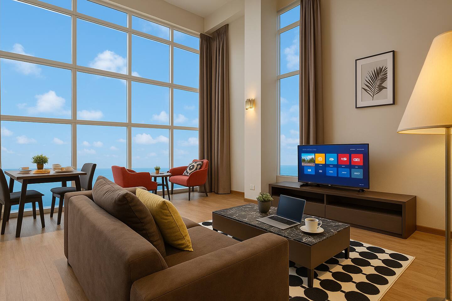 【SeaView】High Floor 2BR Duplex SeaFront-Town 20 - Apartment