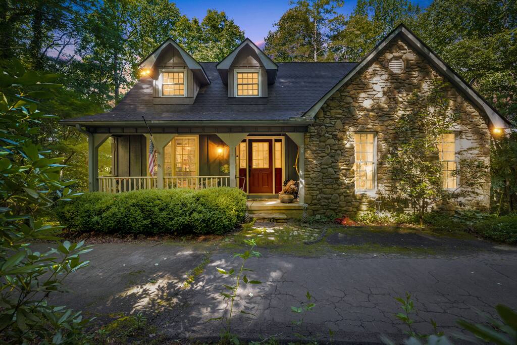 Sue's Mountain Charm Fire Pit Mountain Views