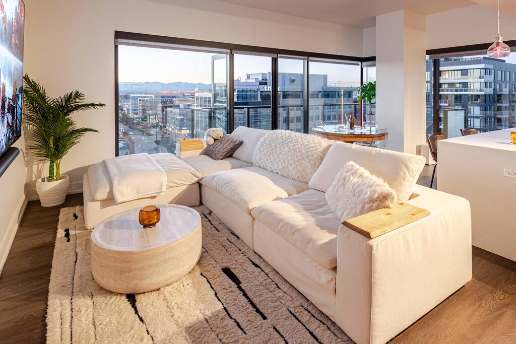 Denver Penthouse | 98” Home Theater, 24/7 Hot Tub