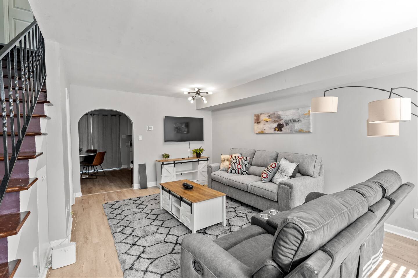 Modern Townhome w/ Balcony • Walk to FUSE Stadium