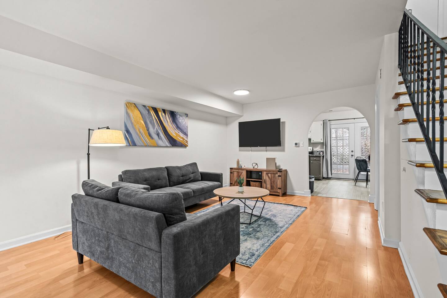 Modern Townhome w/ Balcony • Walk to FUSE Stadium